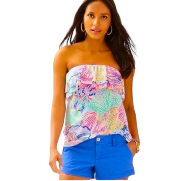 Lilly Pulitzer Rilo “Roar of the seas” tube top - Picture 2 of 7